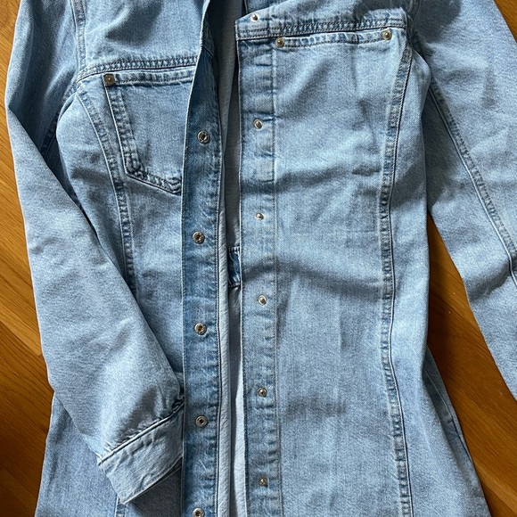 Zara Denim Mini Dress - Picture 3 of 6